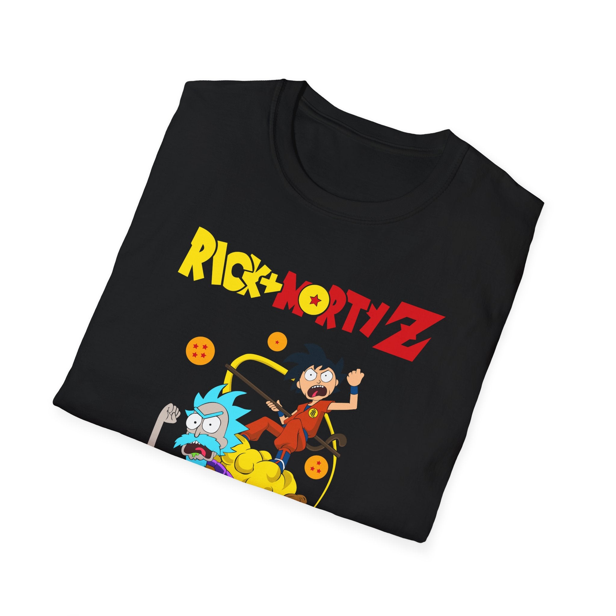 Rick & Morty Dragon Balls T-Shirt — Cartoon Crossover Anime Parody Tee